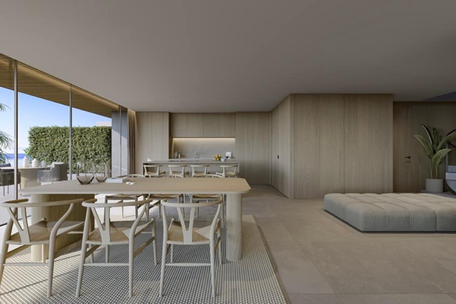 Nieuwbouw eerstelijns appartementen in Altea