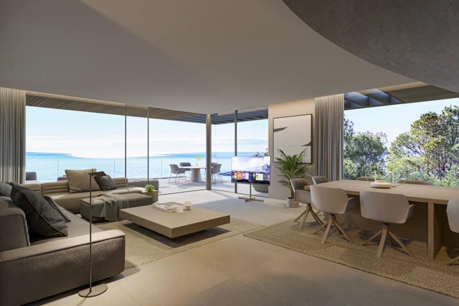 Nieuwbouw eerstelijns appartementen in Altea