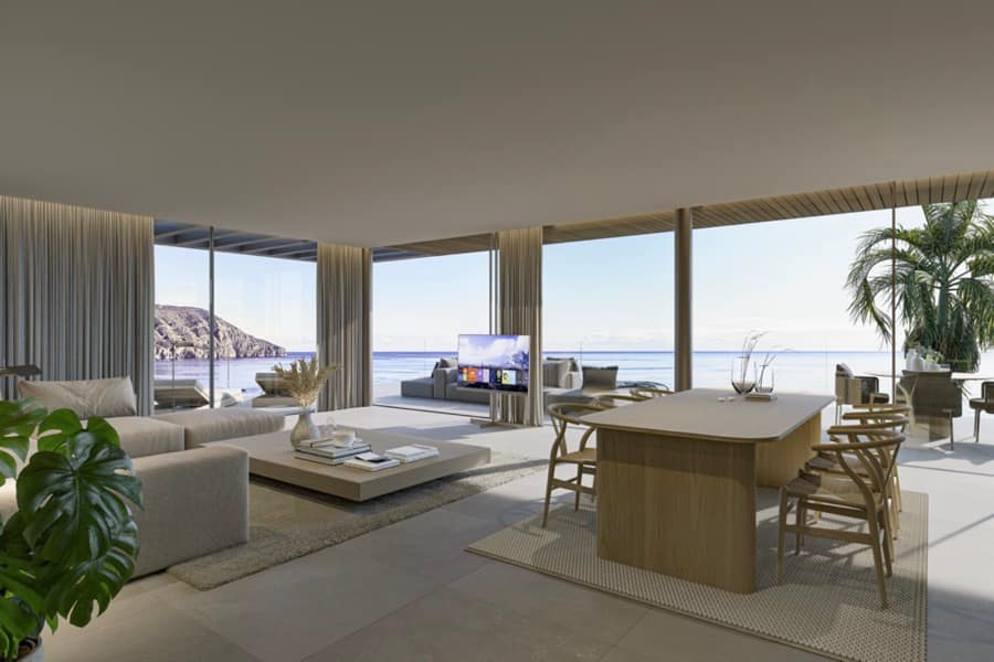 Nieuwbouw eerstelijns appartementen in Altea
