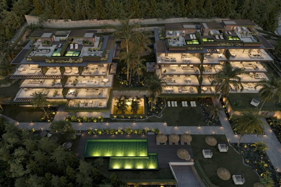 Nieuwbouw eerstelijns appartementen in Altea
