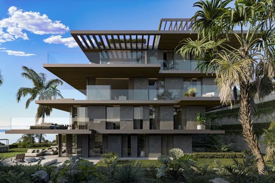 Nieuwbouw eerstelijns appartementen in Altea