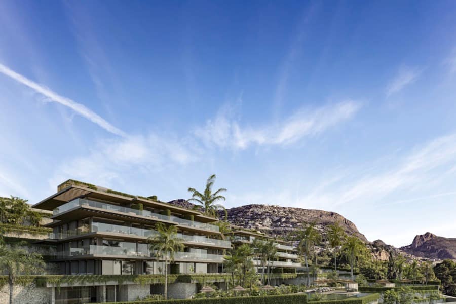 Nieuwbouw eerstelijns appartementen in Altea