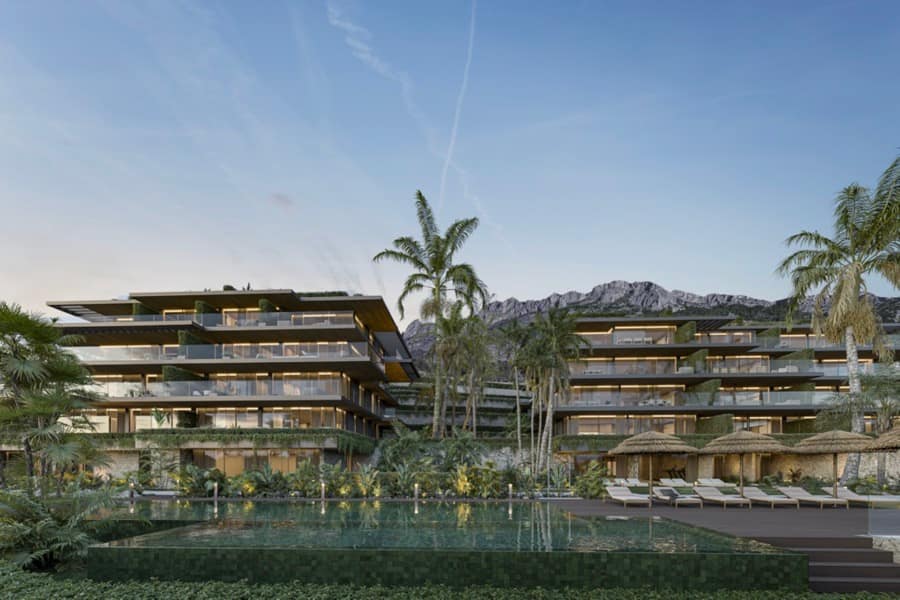 Nieuwbouw eerstelijns appartementen in Altea