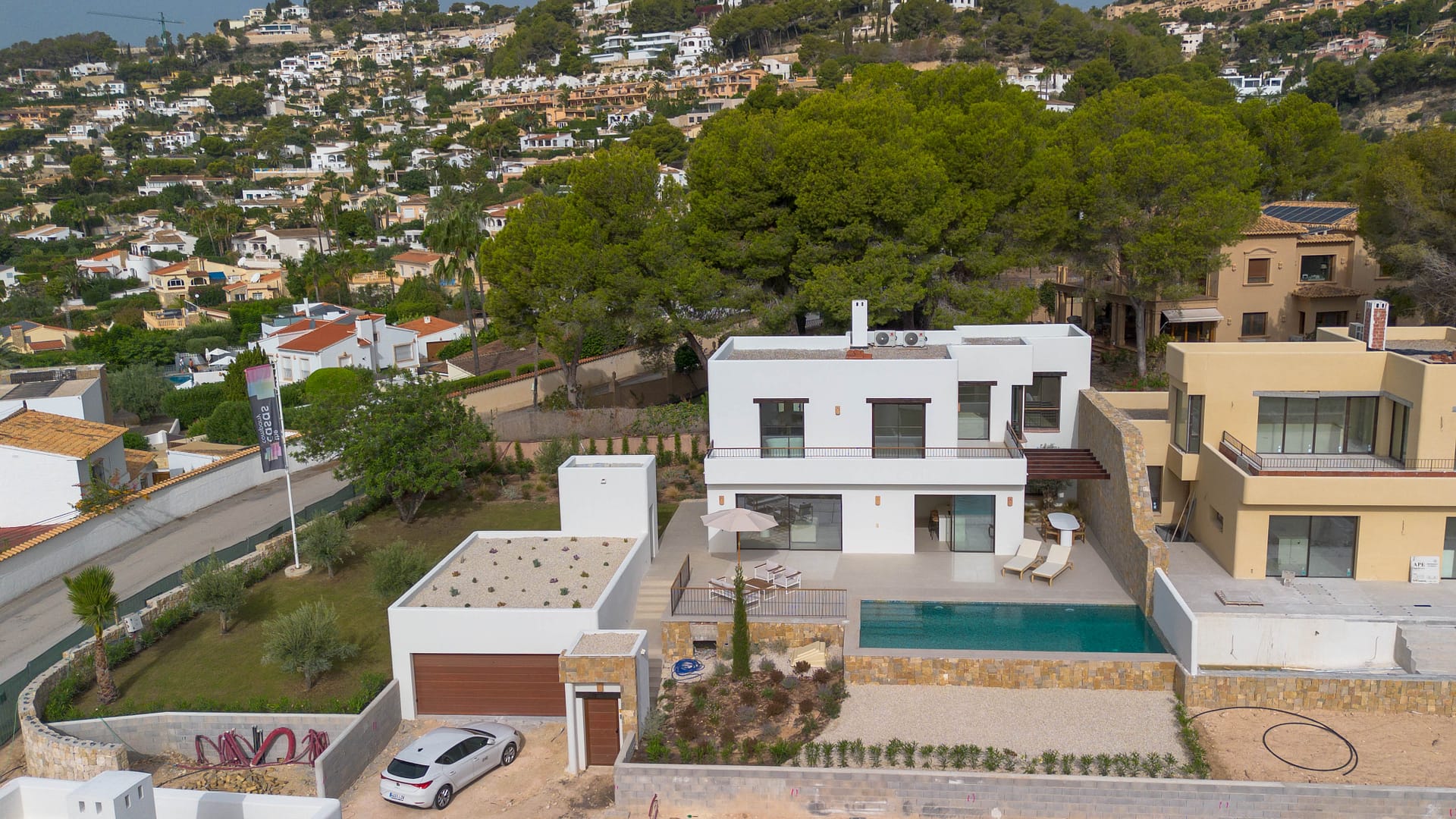 Elegante villa in afgesloten gemeenschap in Moraira