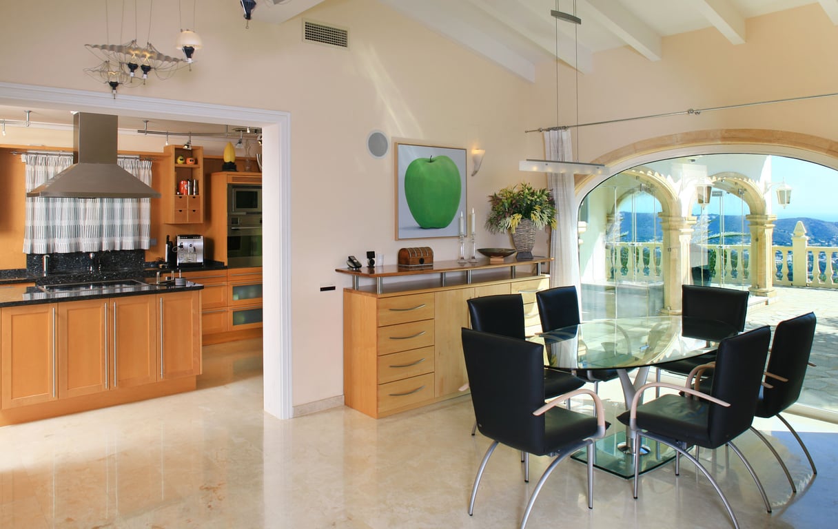 Luxe mediterrane villa met spectaculair zeezicht in Moraira