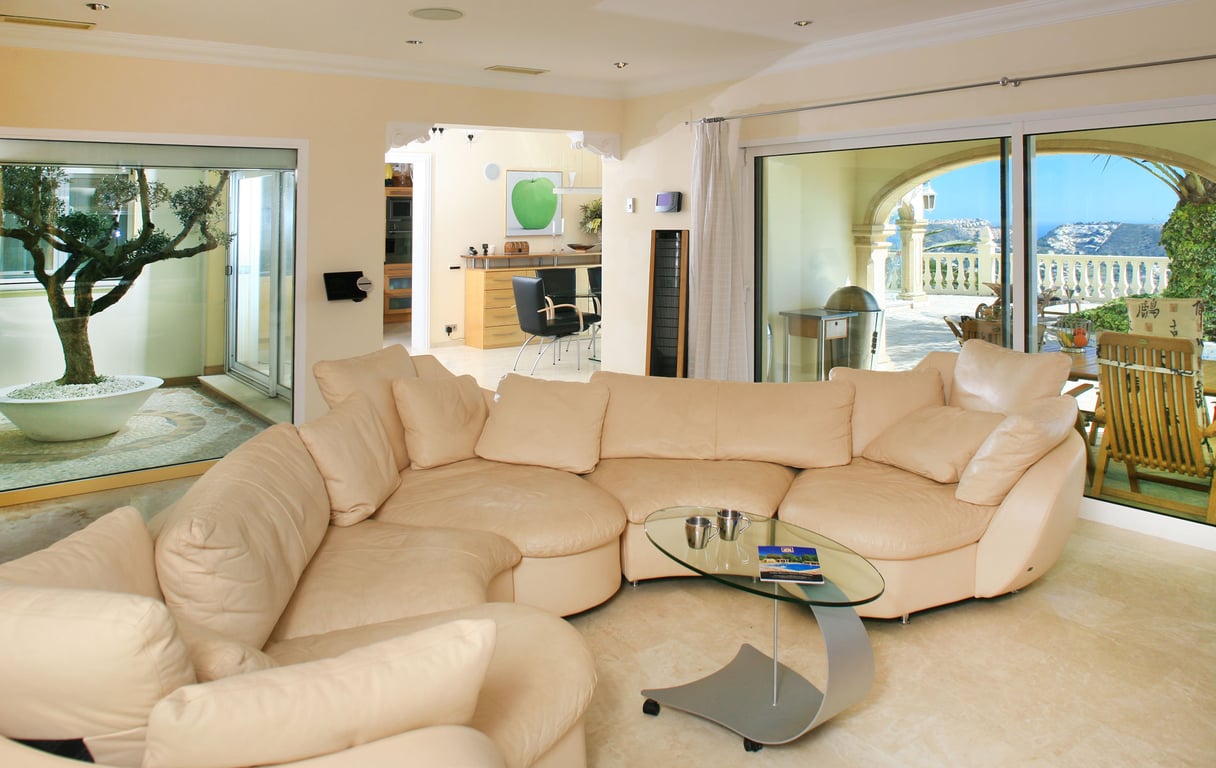 Luxe mediterrane villa met spectaculair zeezicht in Moraira
