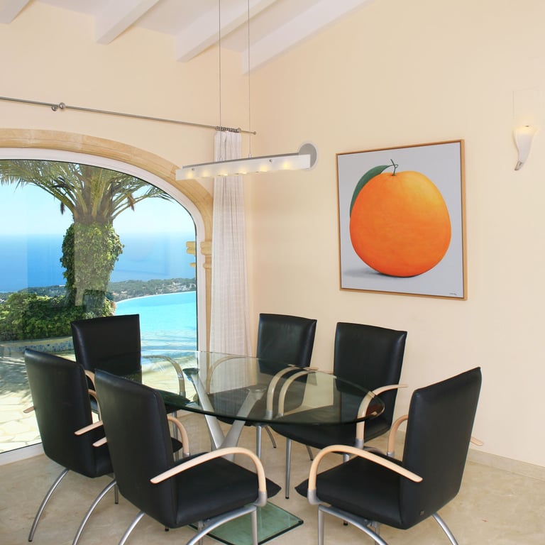 Luxe mediterrane villa met spectaculair zeezicht in Moraira