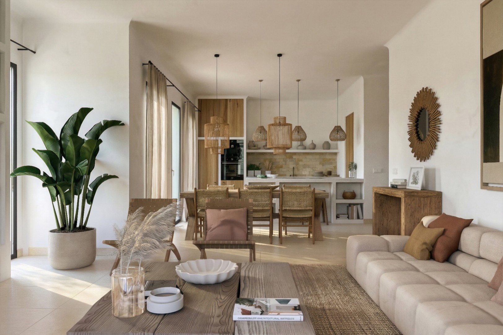 Nieuwbouw Ibiza stijl villa met panoramisch uitzicht in Pedreguer