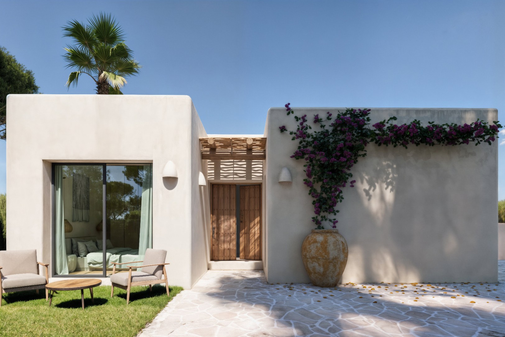 Nieuwbouw Ibiza stijl villa met panoramisch uitzicht in Pedreguer