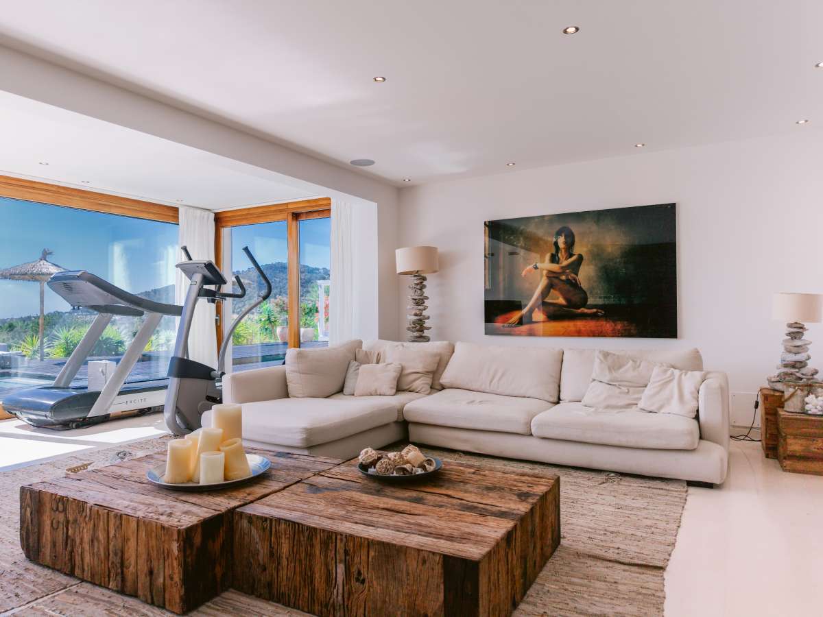 Exclusieve villa met uitzicht op Es Vedra in Cala Carbó – Ibiza