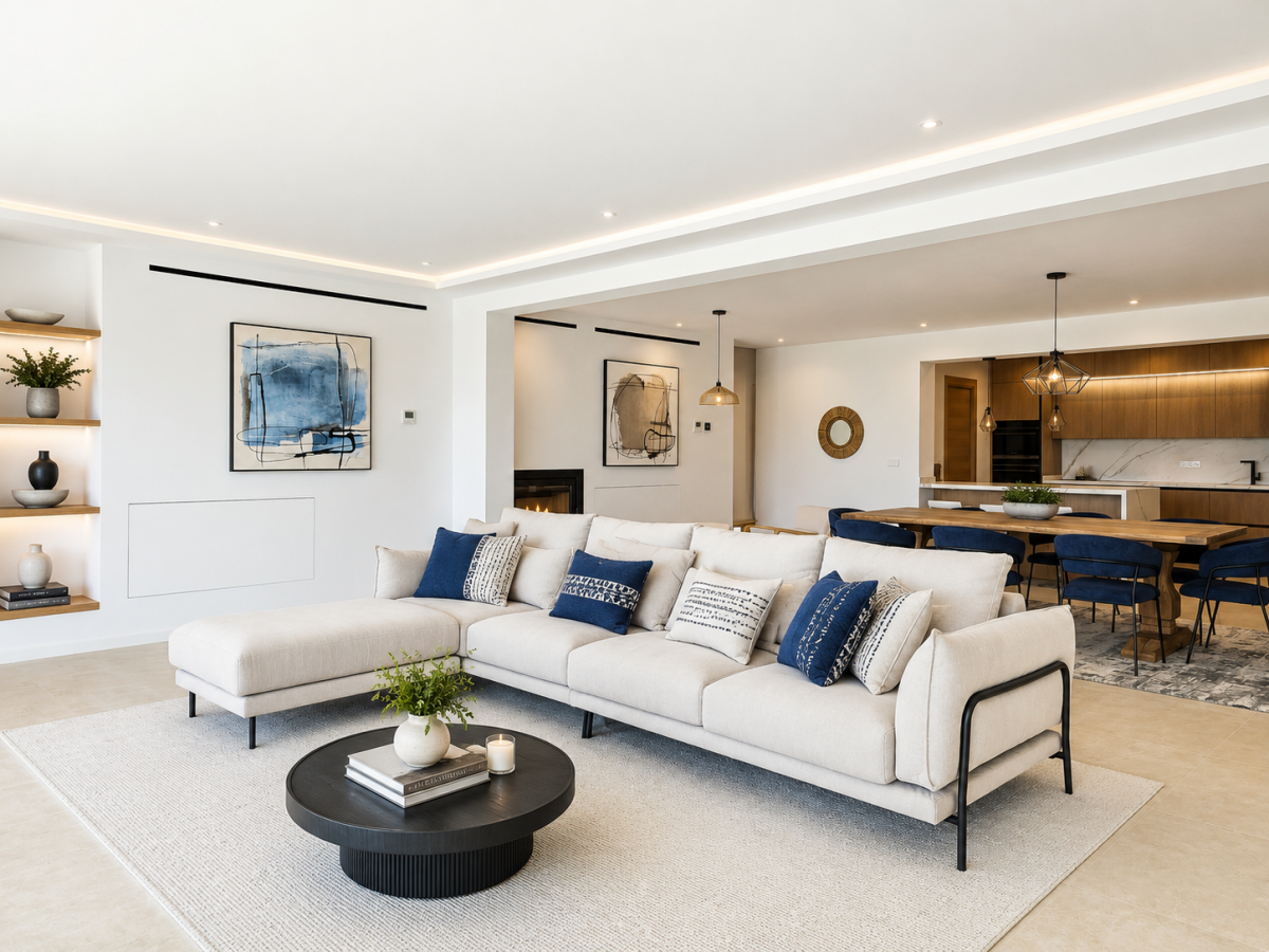 Luxe gerenoveerde villa met infinity pool en zeezicht — Ibiza-stad