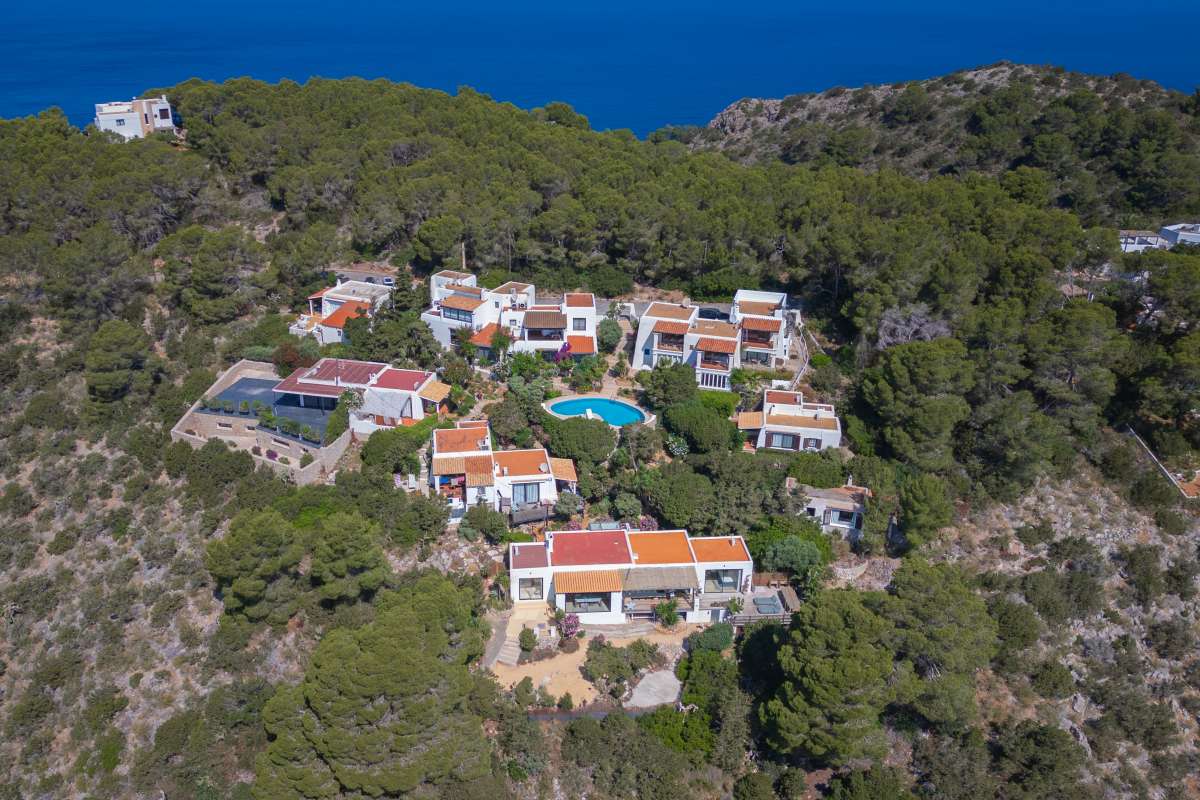 Karaktervolle villa met panoramisch zeezicht in Sant Miquel – Ibiza