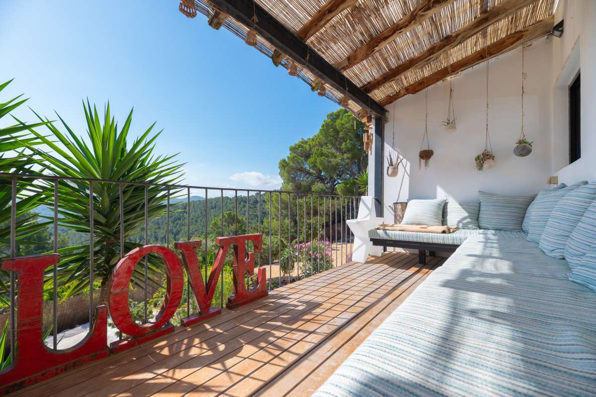 Karaktervolle villa met panoramisch zeezicht in Sant Miquel – Ibiza