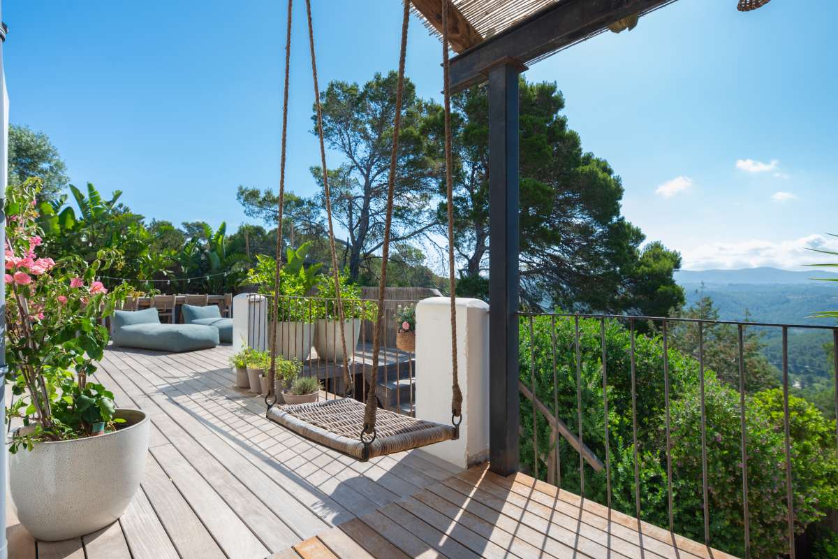 Karaktervolle villa met panoramisch zeezicht in Sant Miquel – Ibiza