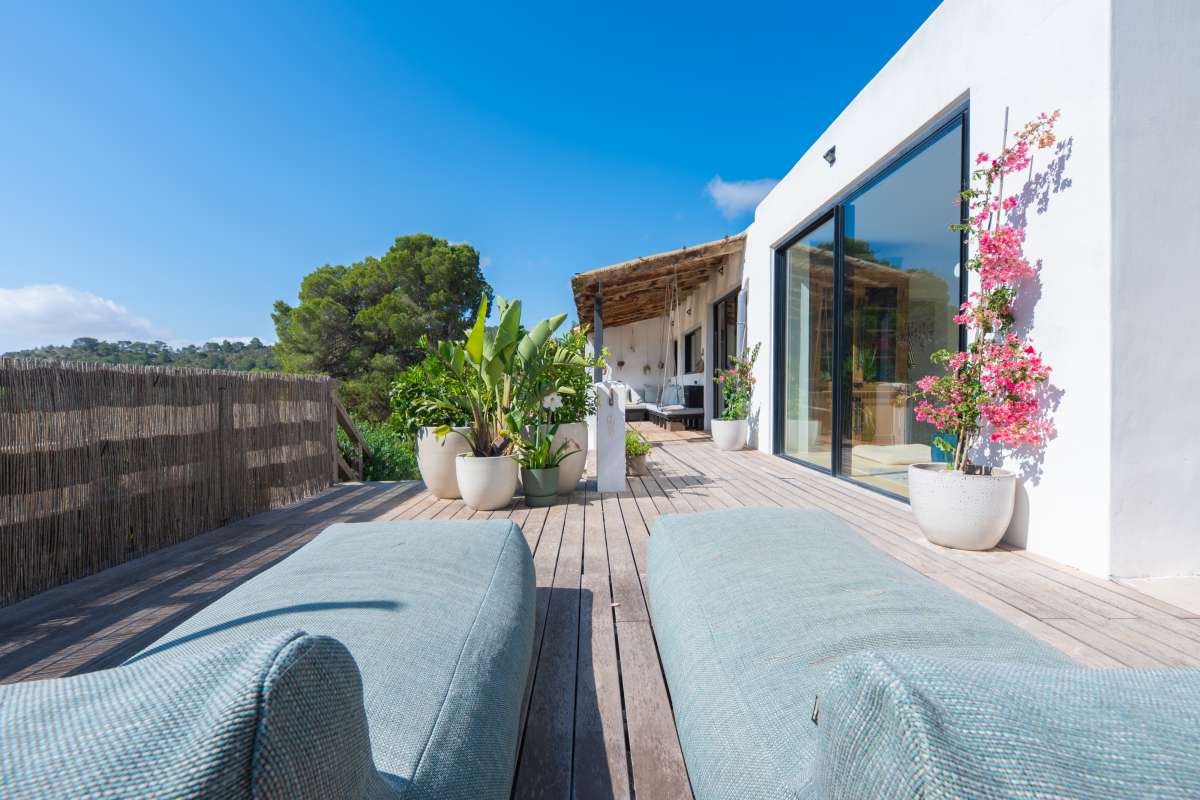 Karaktervolle villa met panoramisch zeezicht in Sant Miquel – Ibiza