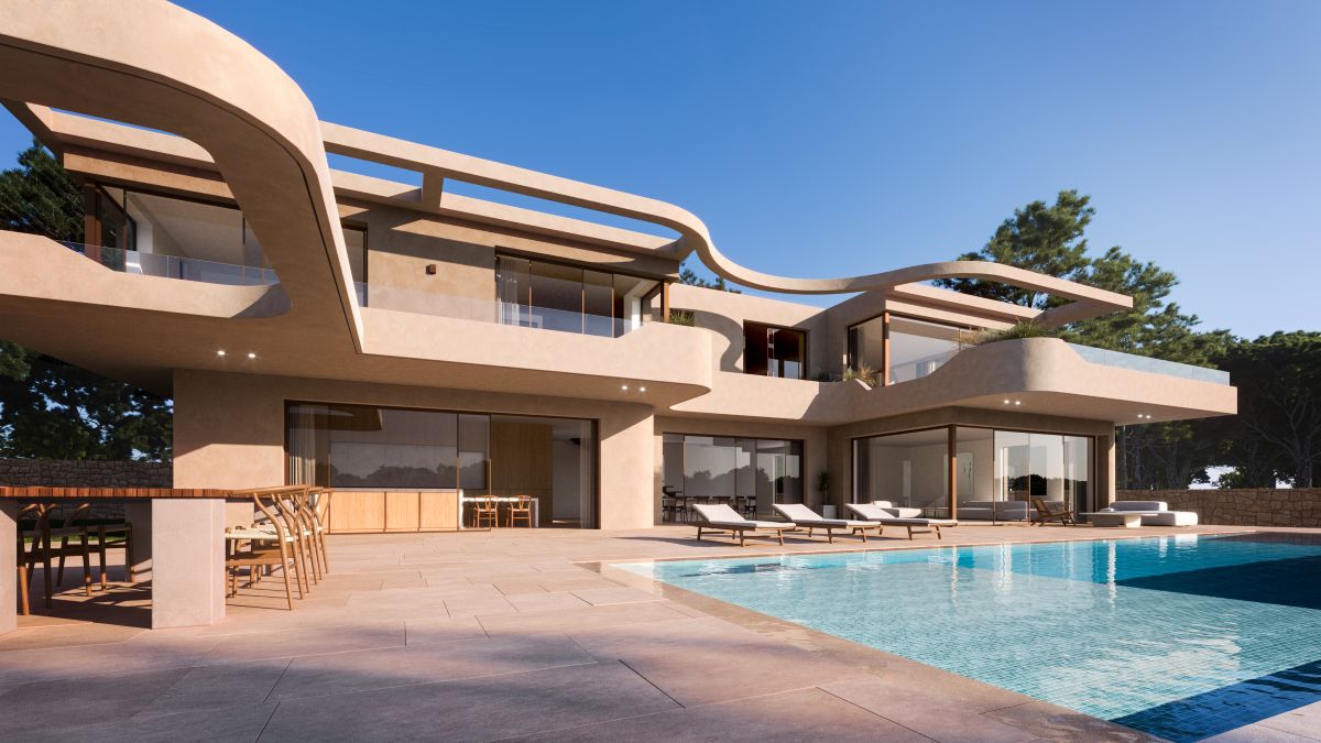 Exclusief wonen met een panoramisch zeezicht in Javea