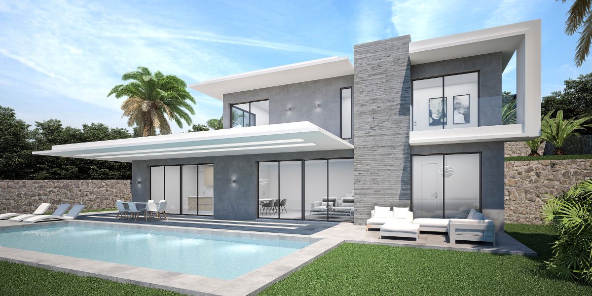 Moderne nieuwbouwv villa met zwembad in het exclusieve Javea