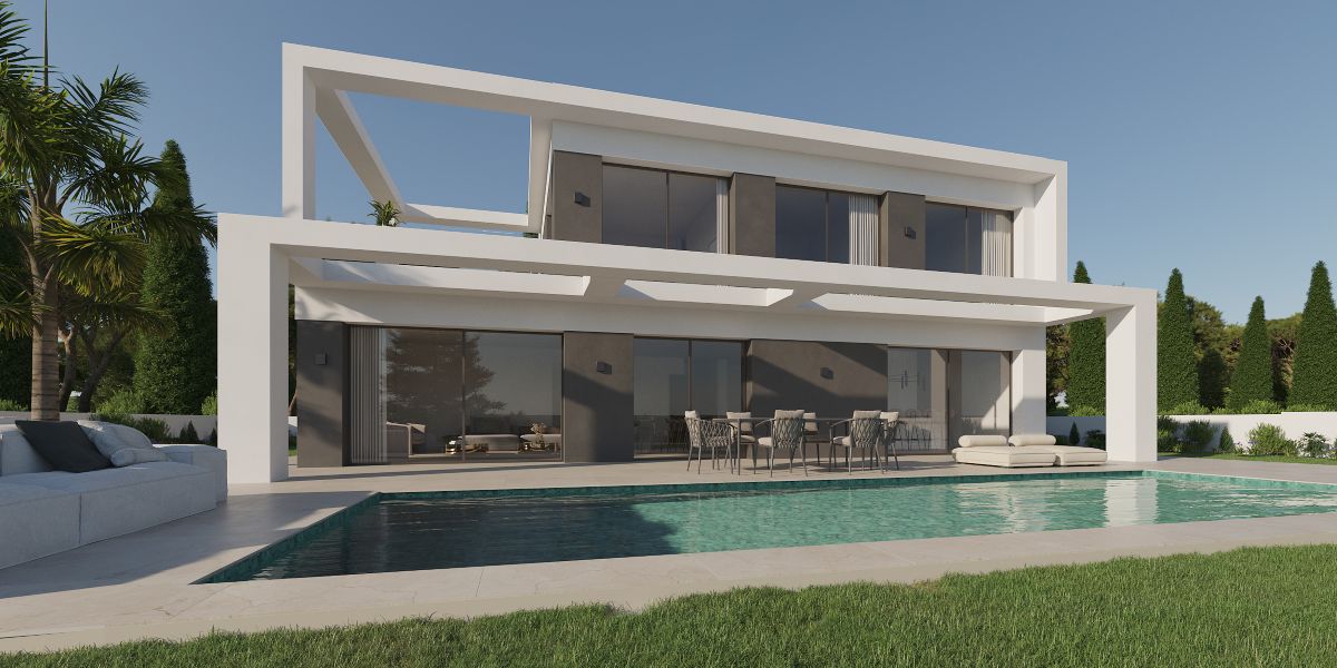 Moderne nieuwbouw villa met schitterend uitzicht in Javea
