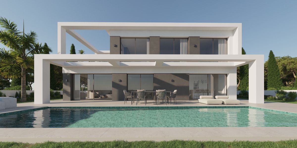 Moderne nieuwbouw villa met schitterend uitzicht in Javea