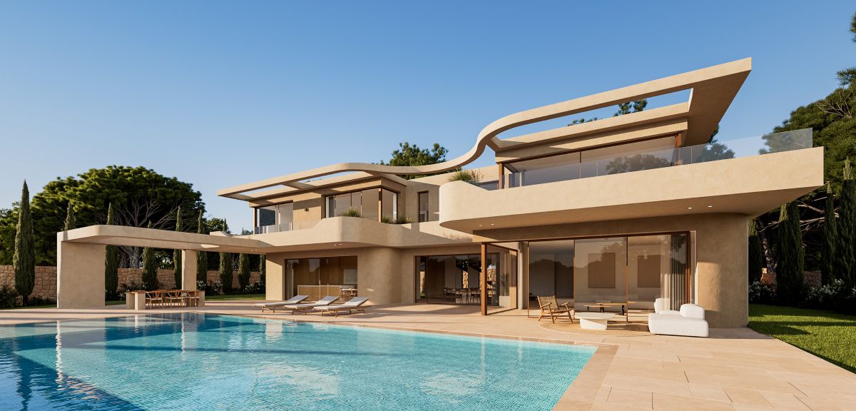 Exclusief wonen met een panoramisch zeezicht in Javea