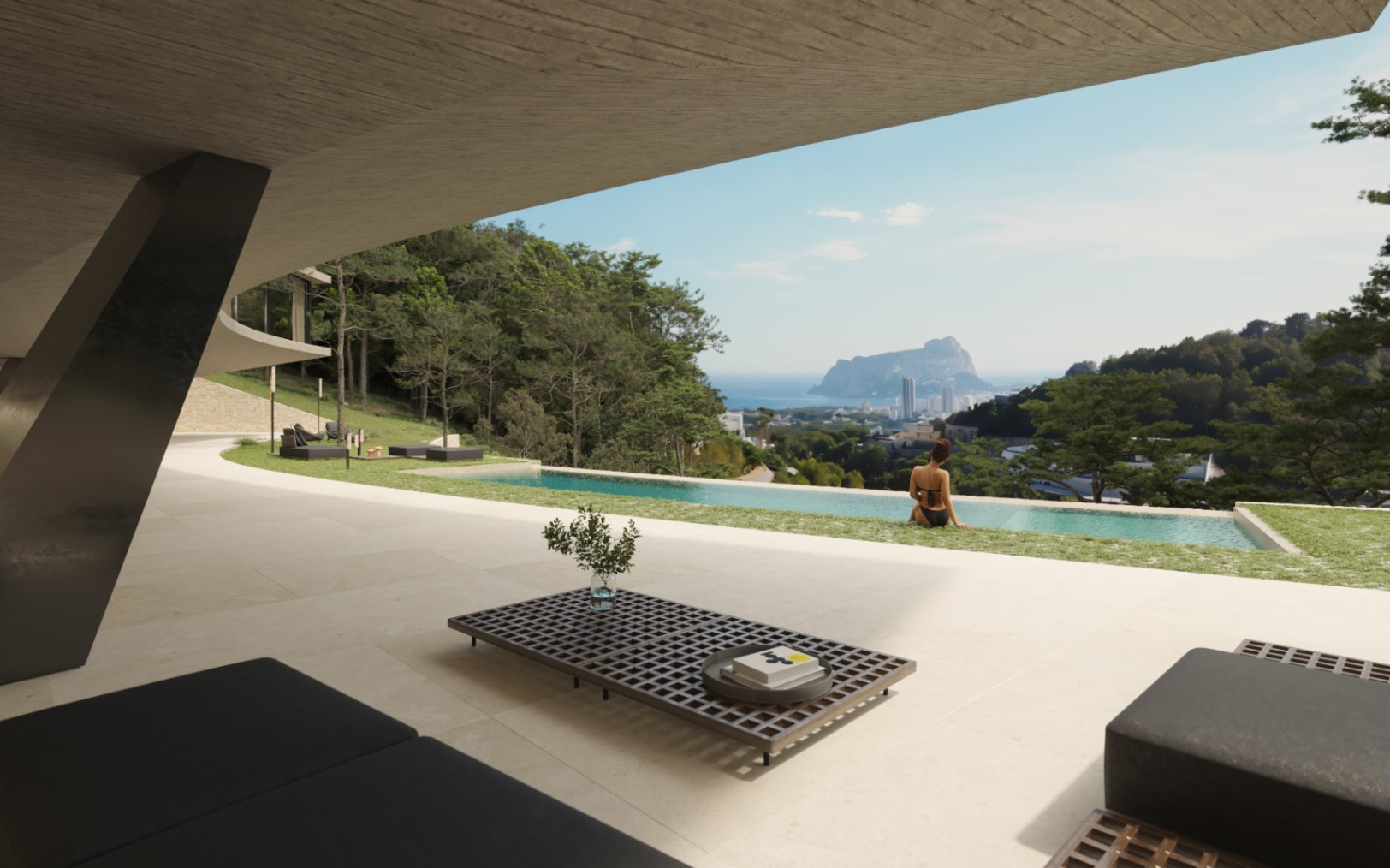 Exclusieve moderne villa met zeezicht in Benissa Costa