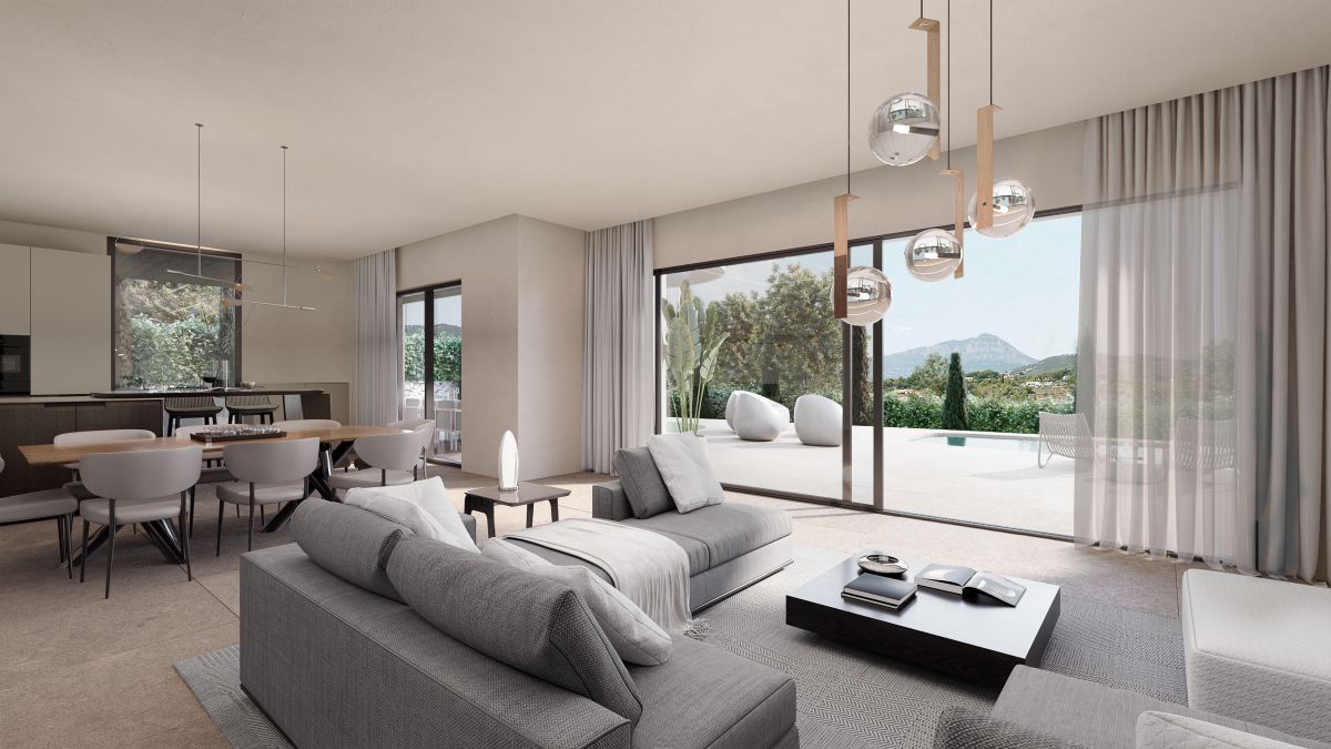 Moderne nieuwbouw villa met panoramisch uitzicht in Javea