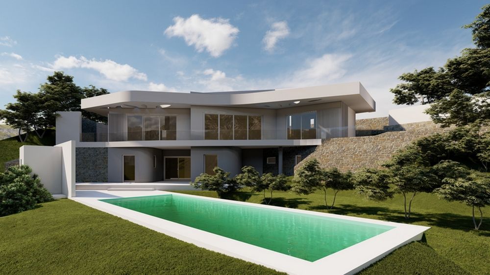 Moderne nieuwbouw villa met zeezicht in Javea