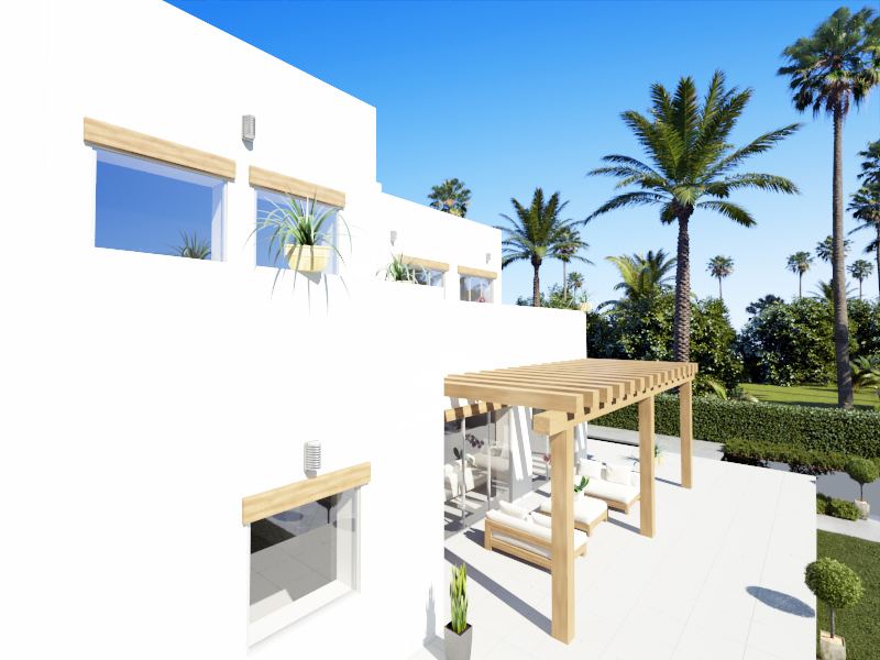 Nieuw te bouwen villa met vrij uitzicht in Alcalali