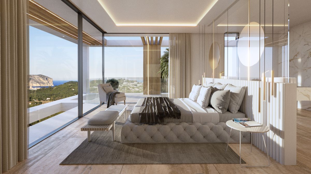 Nieuwbouw villa met valleizicht in Javea
