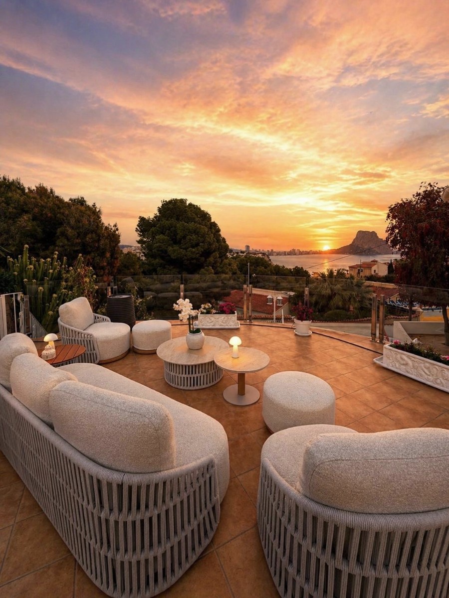 Villa met zeezicht op Peñón de Ifach in Calpe