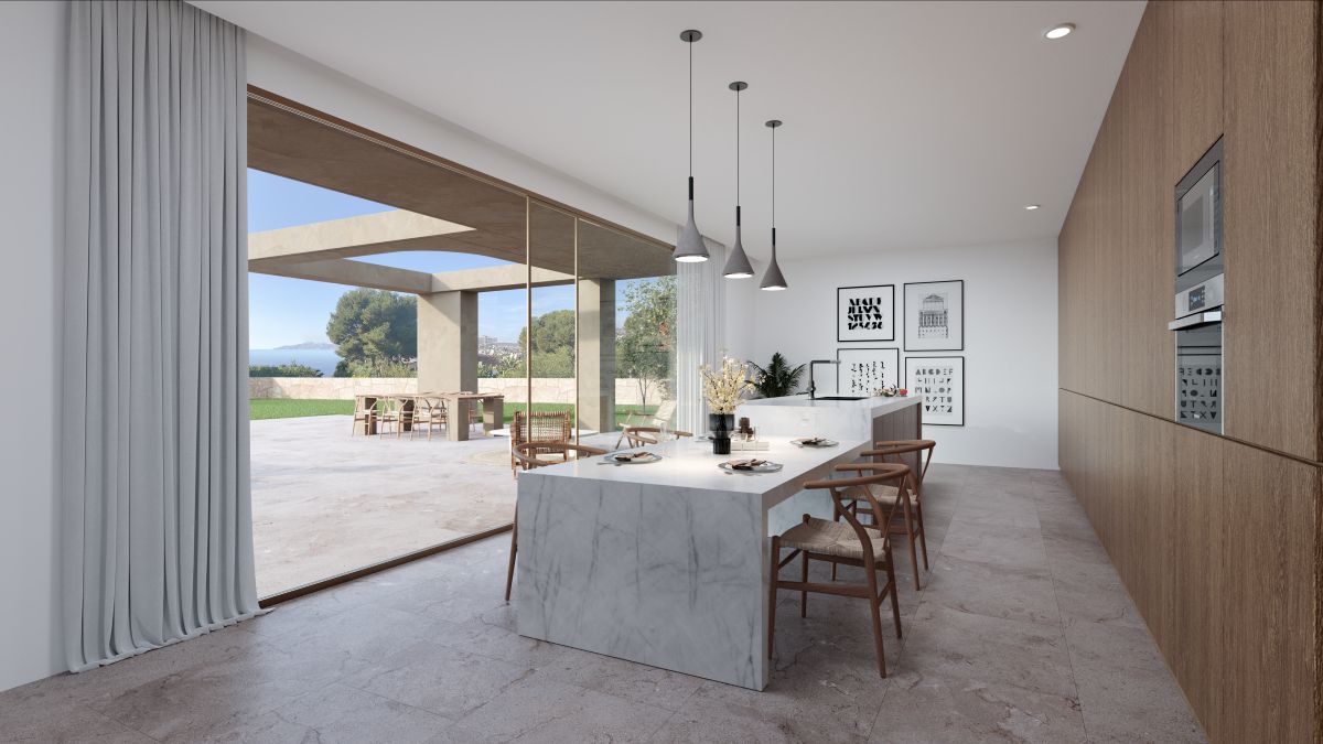 Exclusief wonen met een panoramisch zeezicht in Javea