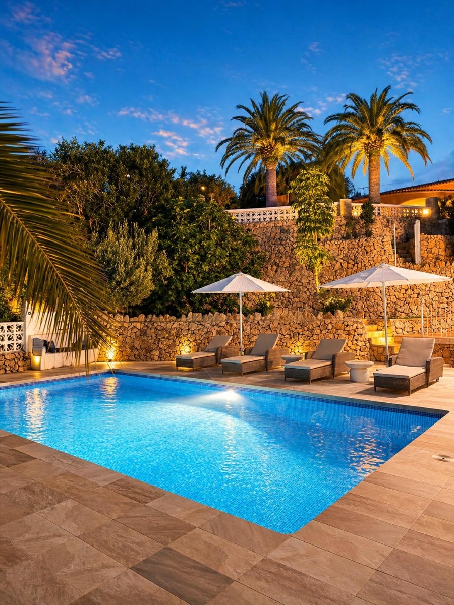 Villa met zeezicht op Peñón de Ifach in Calpe