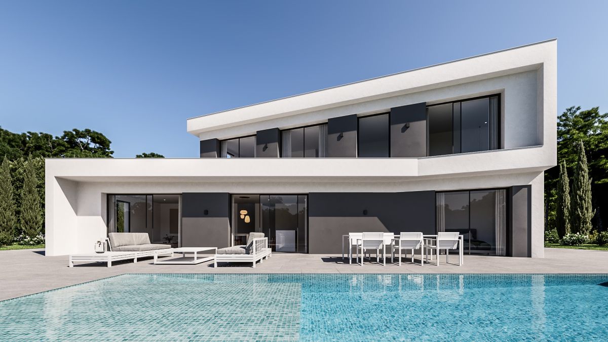 Moderne nieuwbouw villa te koop in Javea