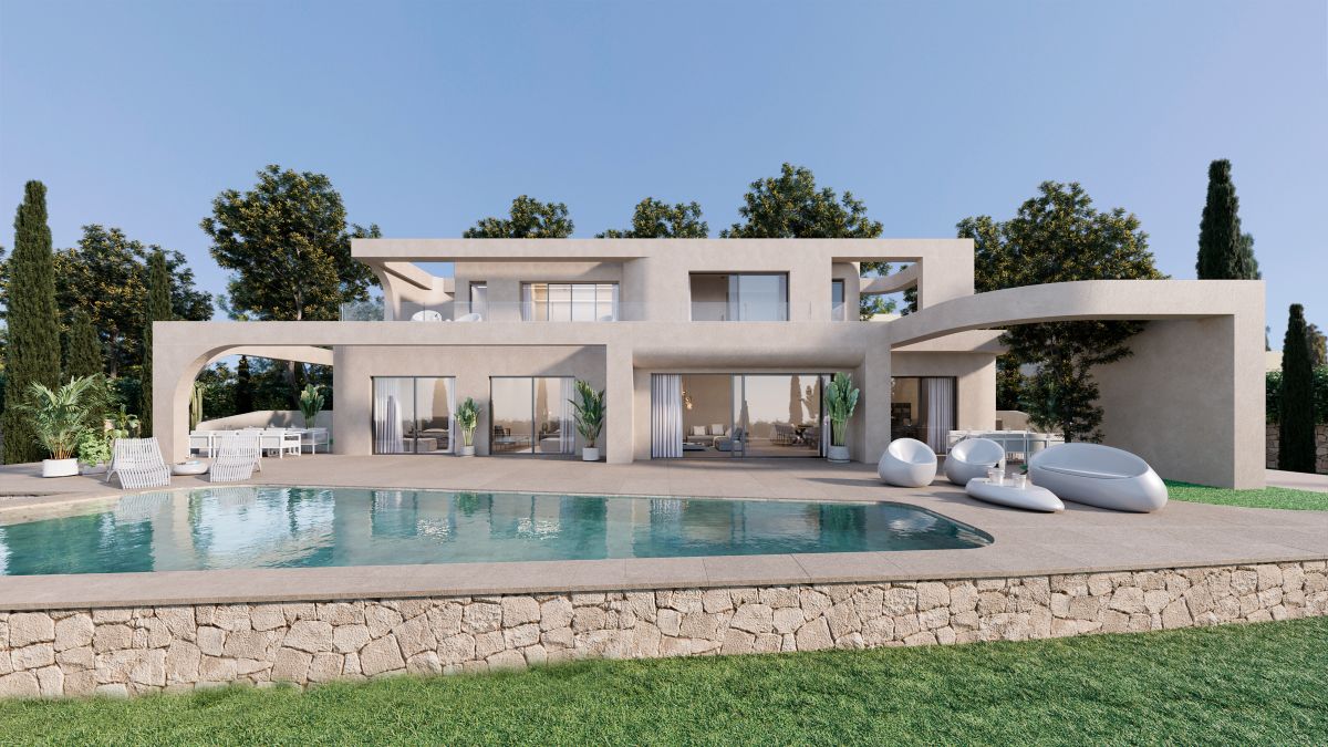 Moderne nieuwbouw villa met panoramisch uitzicht in Javea