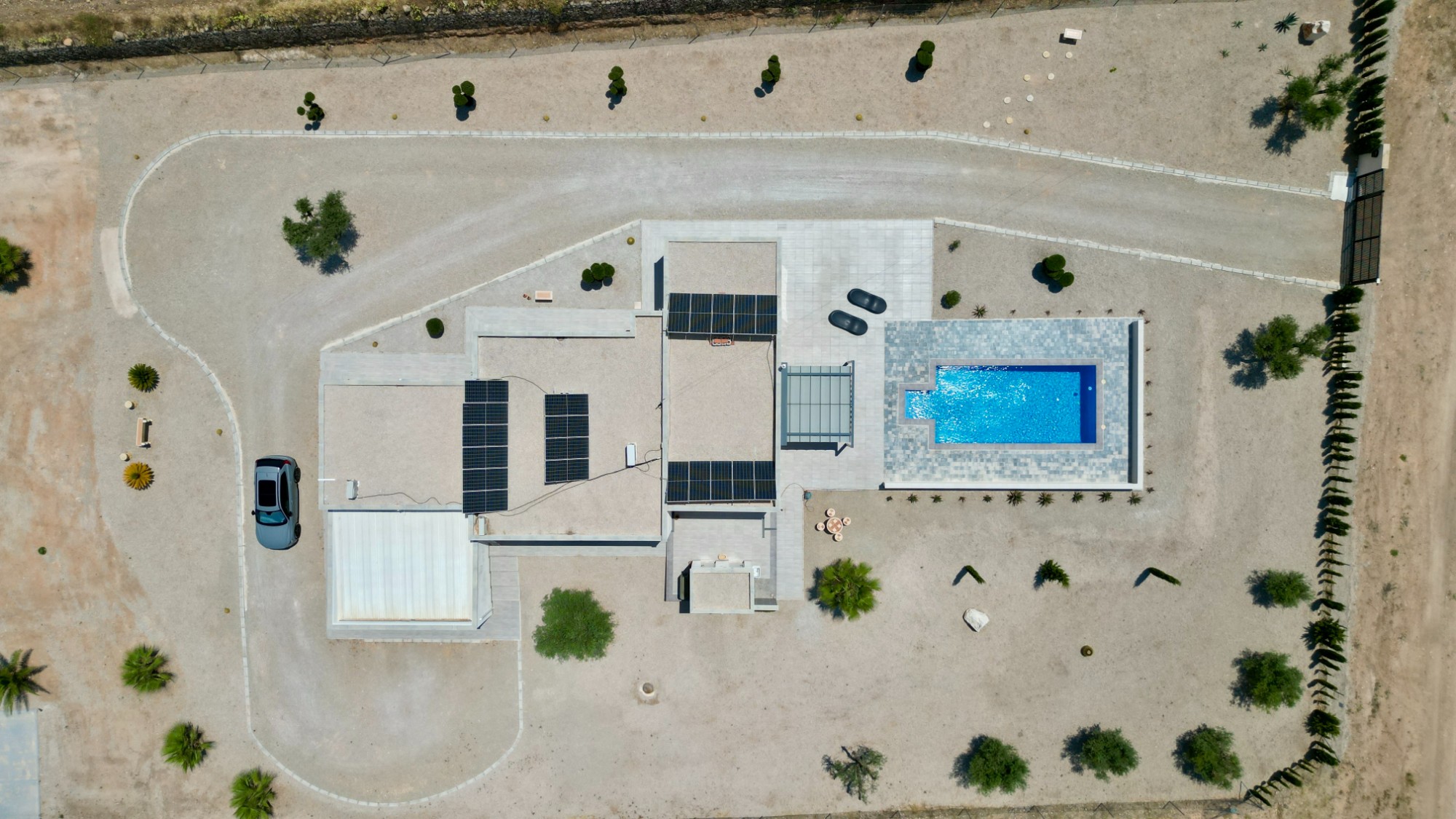 Moderne villa met rondom uitzicht in Canada de la Lena