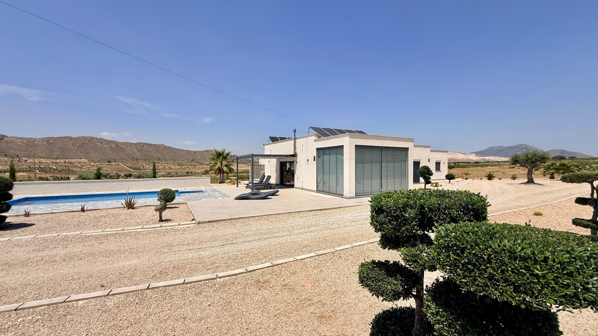 Moderne villa met rondom uitzicht in Canada de la Lena