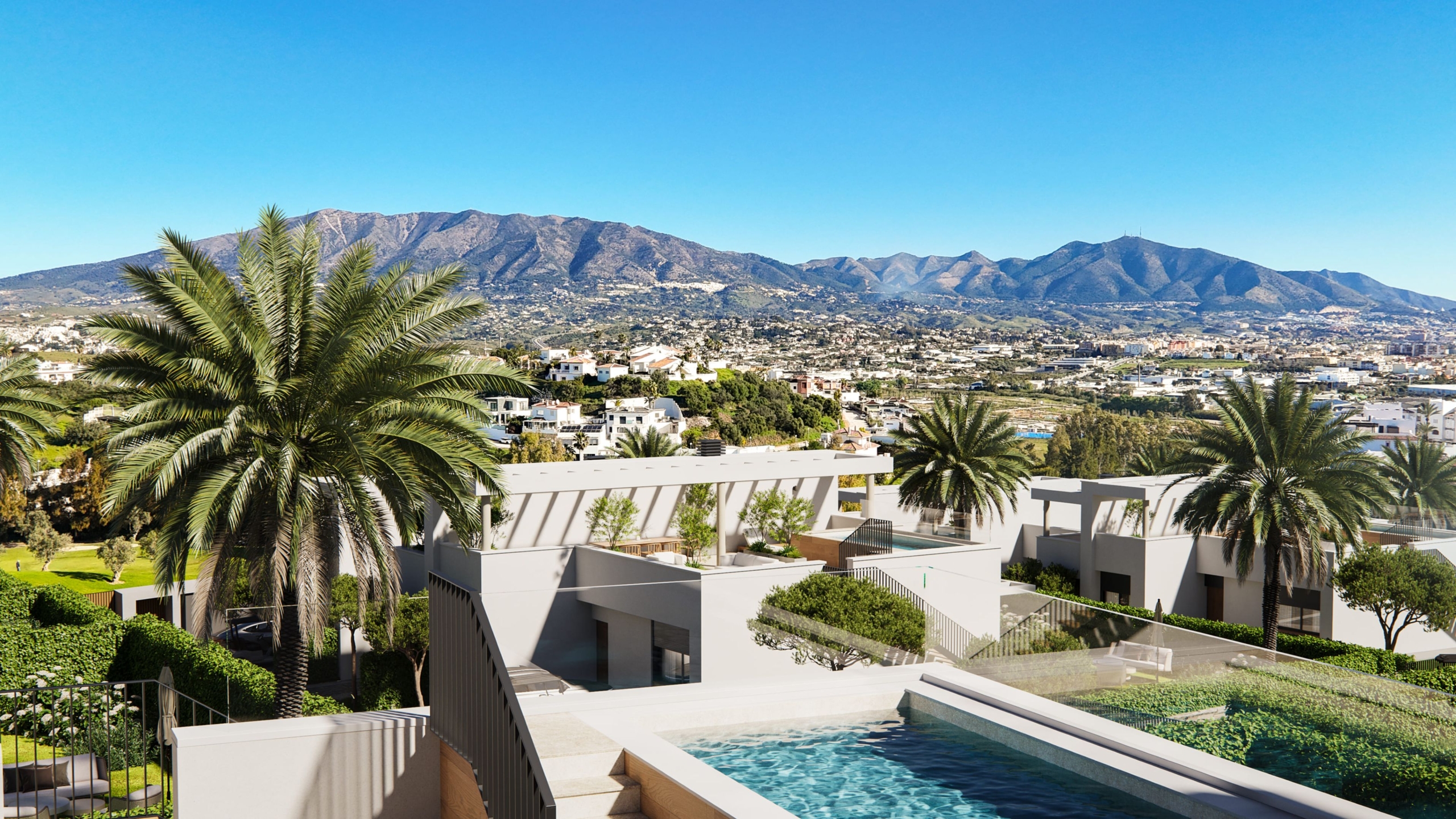 Nieuwbouw Geschakelde woning in Las Lagunas de Mijas
