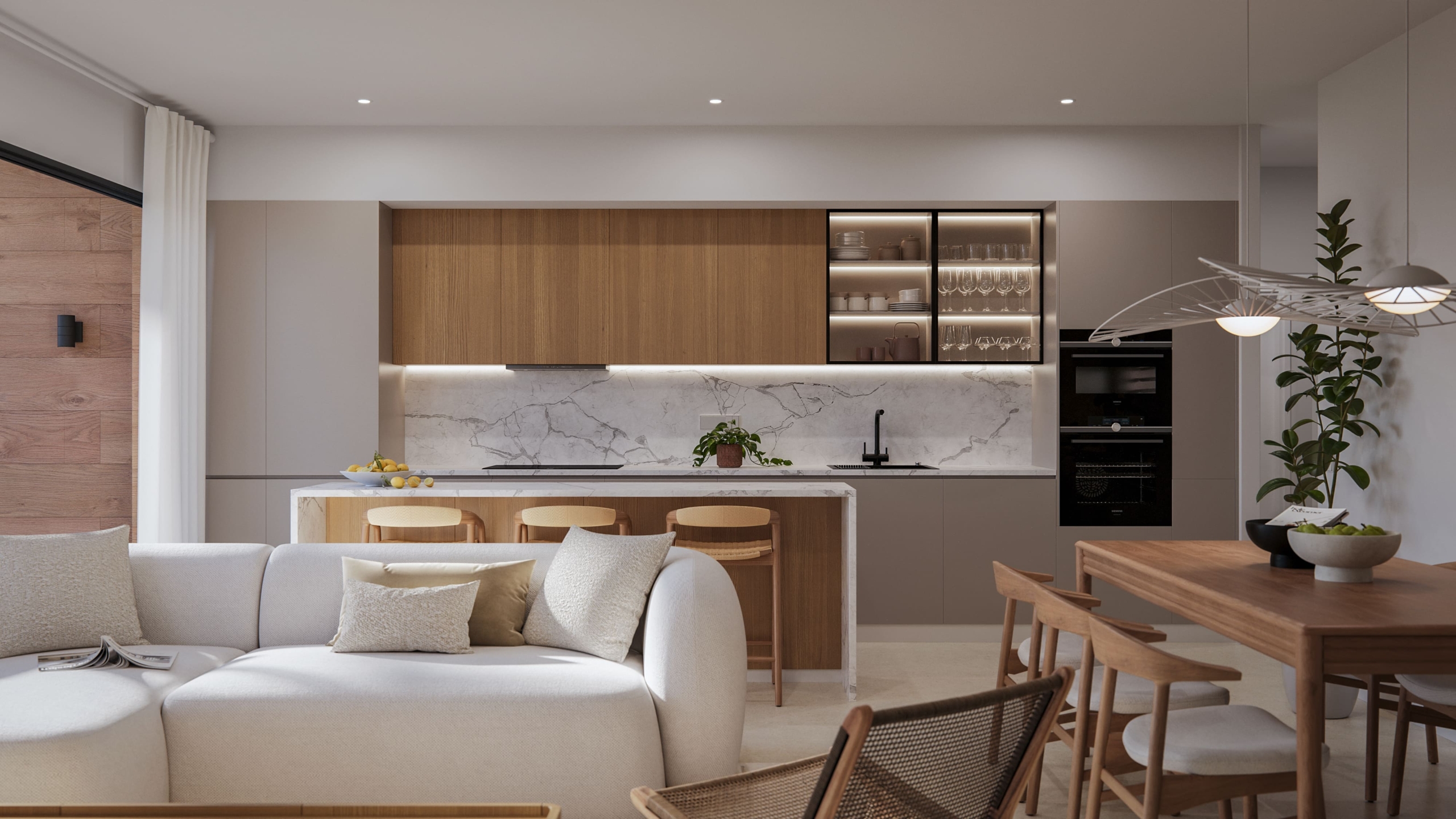 Nieuwbouw Geschakelde woning in Las Lagunas de Mijas