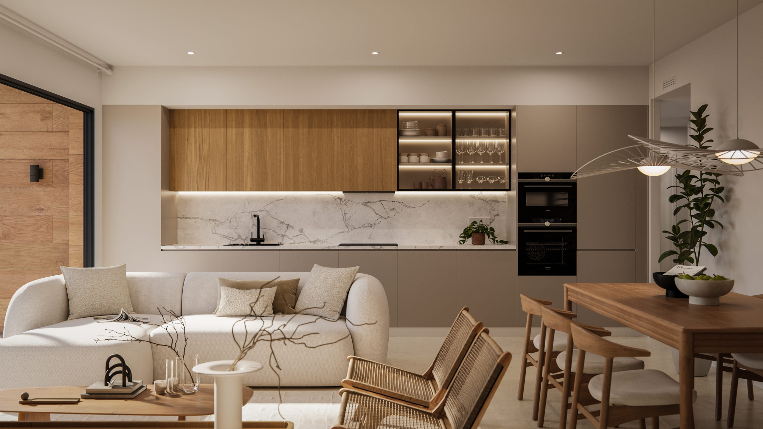 Nieuwbouw Geschakelde woning in Las Lagunas de Mijas