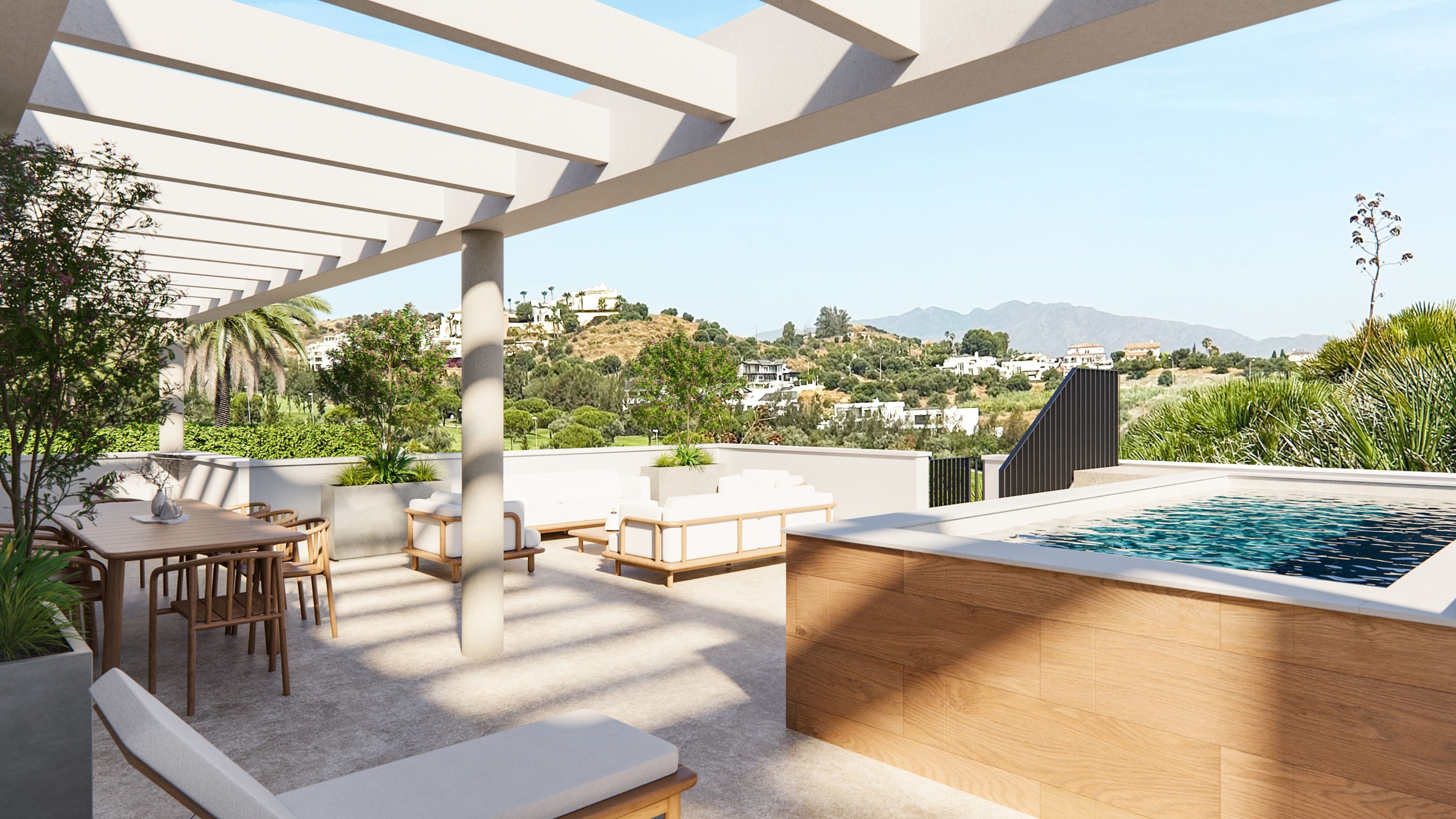 Nieuwbouw Geschakelde woning in Las Lagunas de Mijas