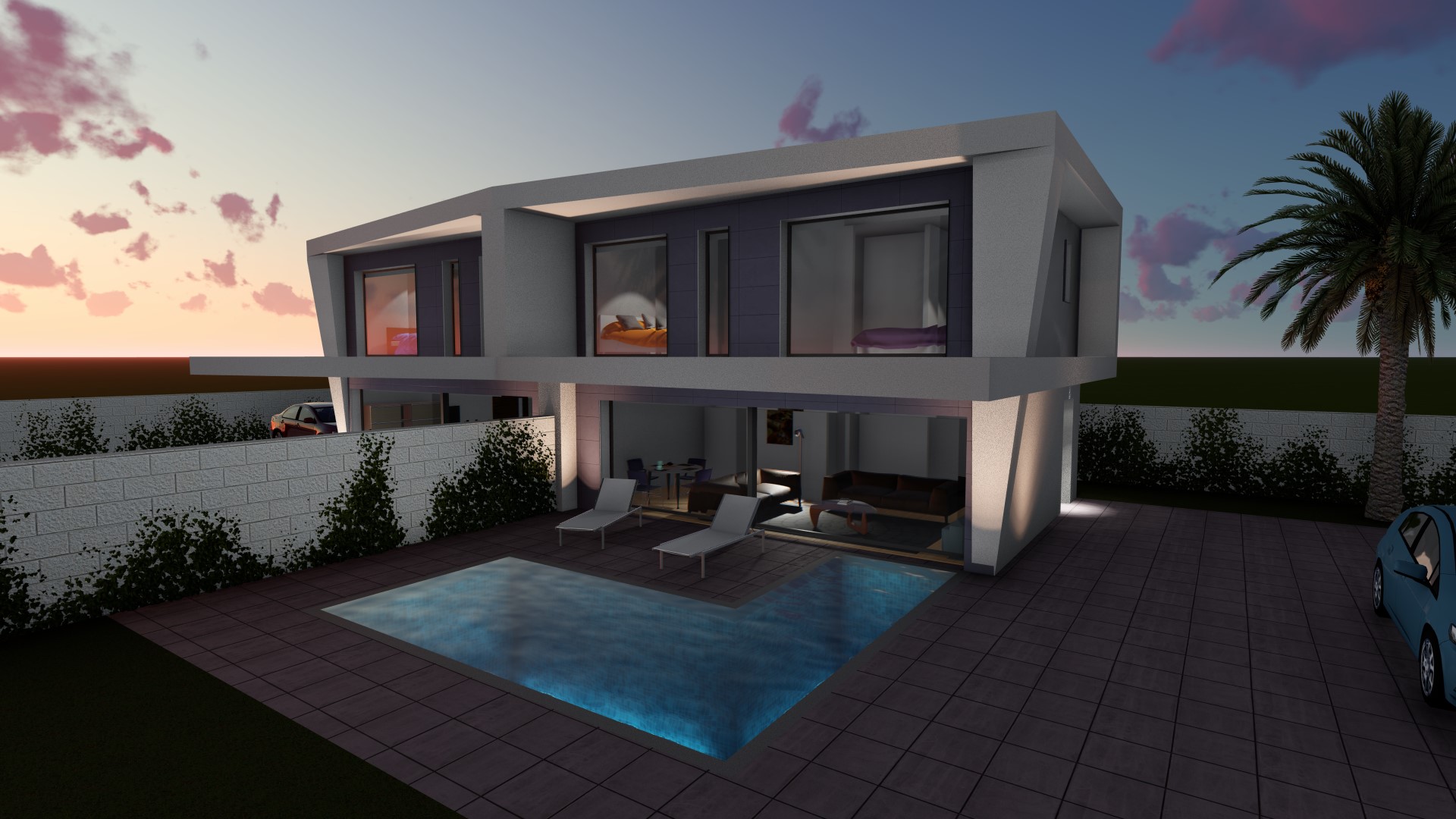 Nieuwbouw Twee-onder-1-kap in Gran Alacant