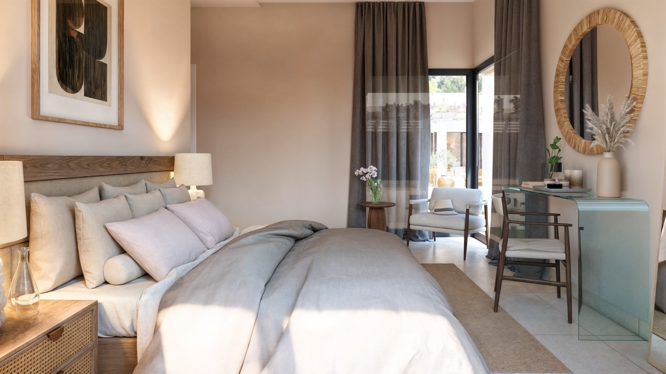 Moderne nieuwbouw villa met vrij uitzicht in Javea