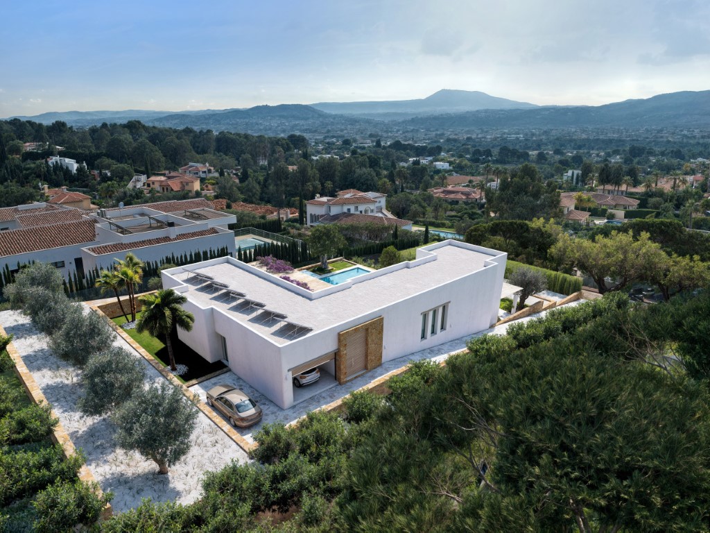 Moderne nieuwbouw villa met vrij uitzicht in Javea