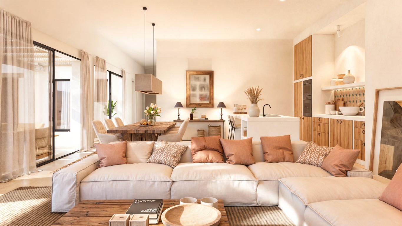 Moderne nieuwbouw villa met vrij uitzicht in Javea