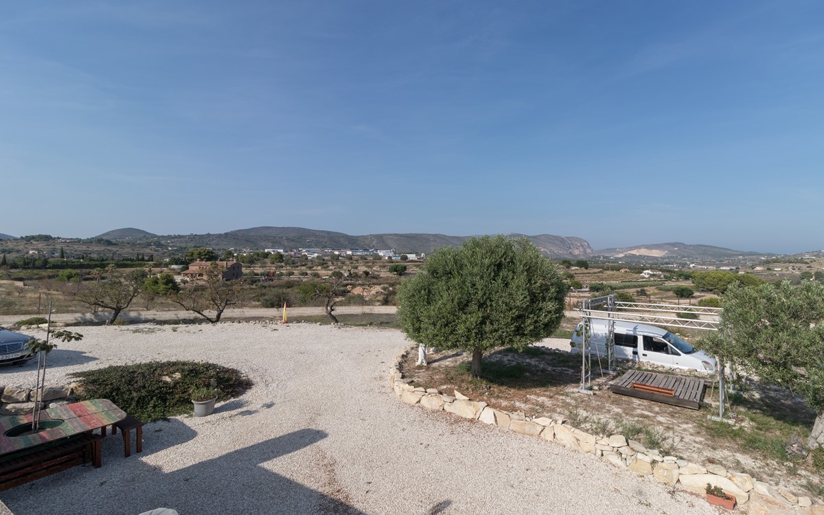 Bouwproject met fundering en panoramisch uitzicht in Benissa