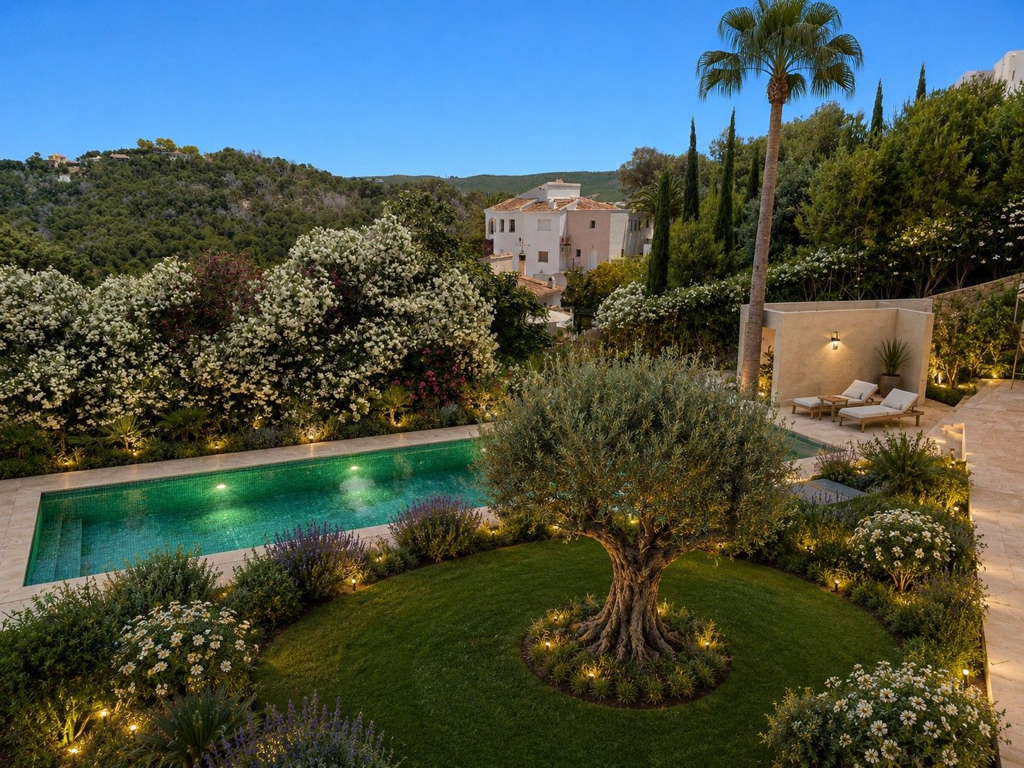 Moderne nieuwbouw villa met zeezicht in Javea