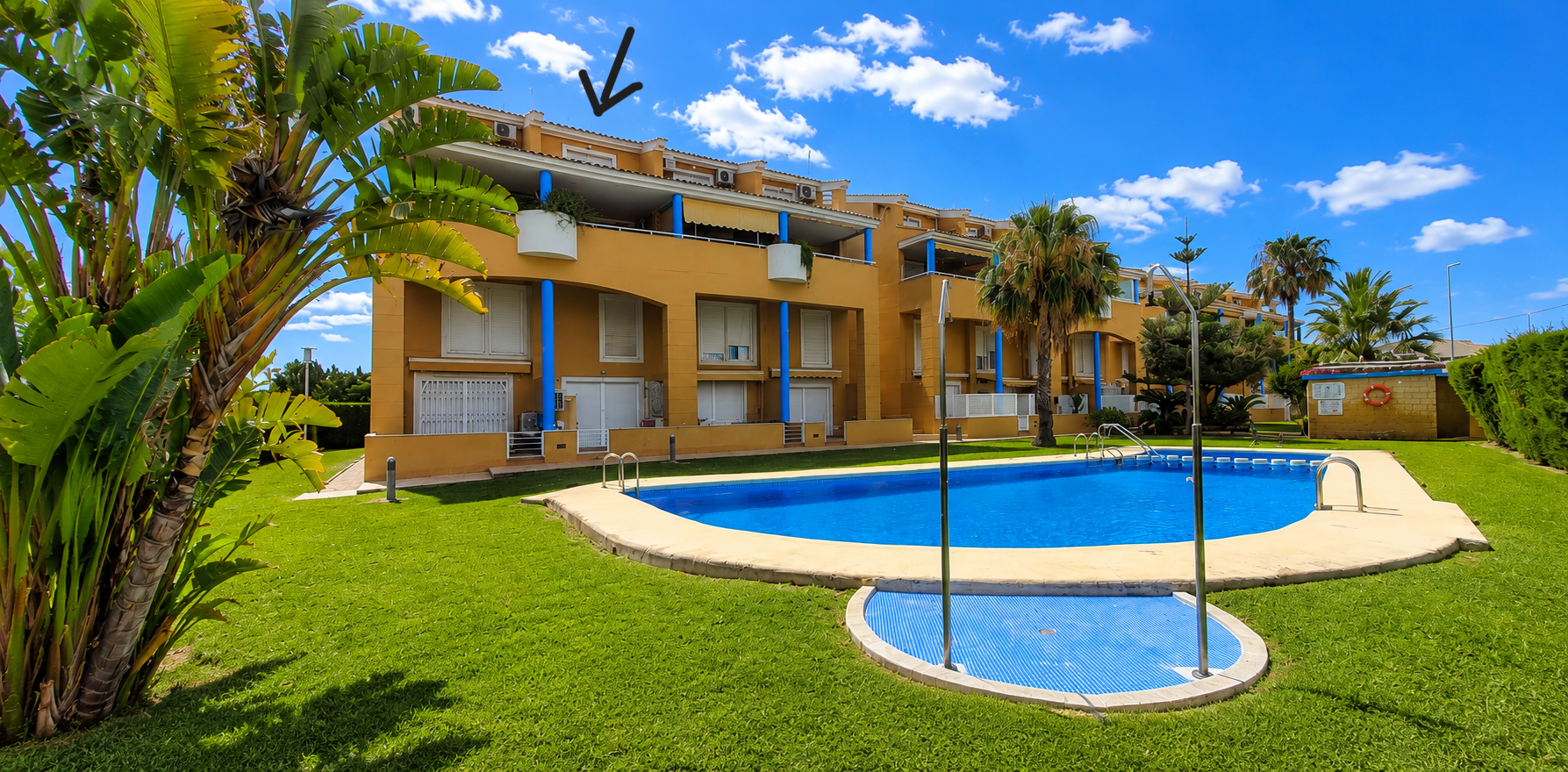 Duplex appartement op 300 meter van het strand in Javea