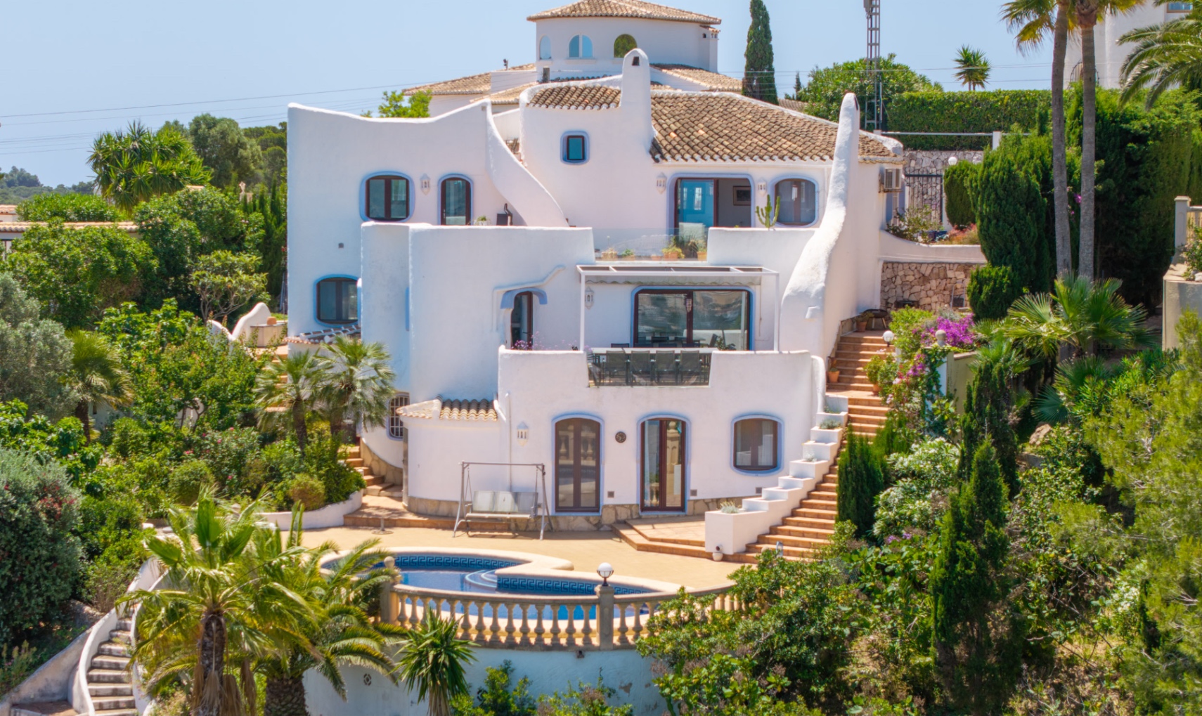 Villa met panoramisch zeezicht in Javea