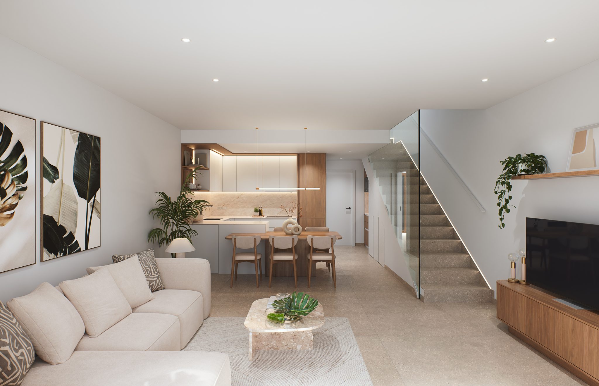 Nieuwbouw Geschakelde woning in San Pedro del Pinatar