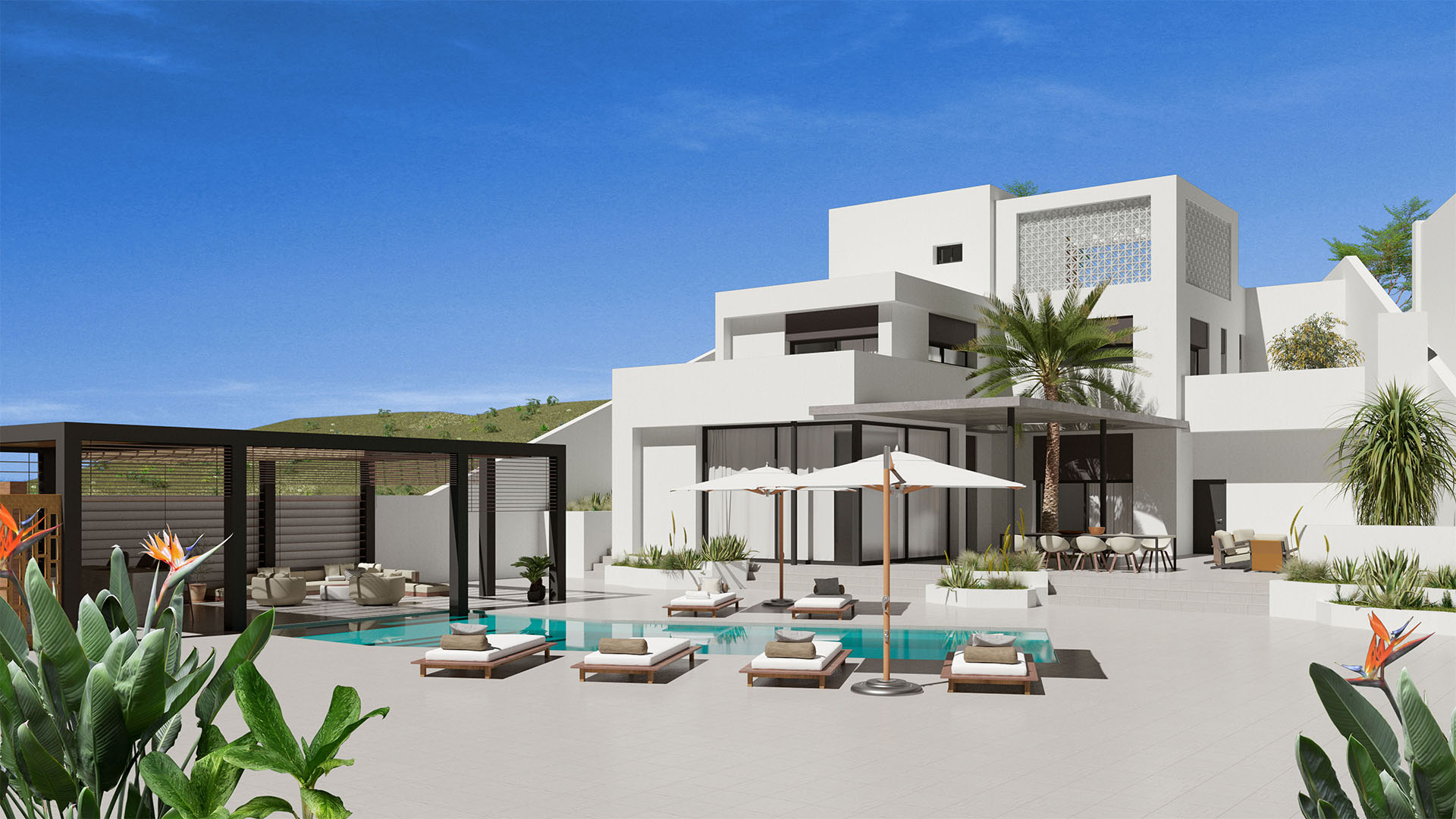 Exclusieve luxe villa met lift en privé zwembad in La Marina